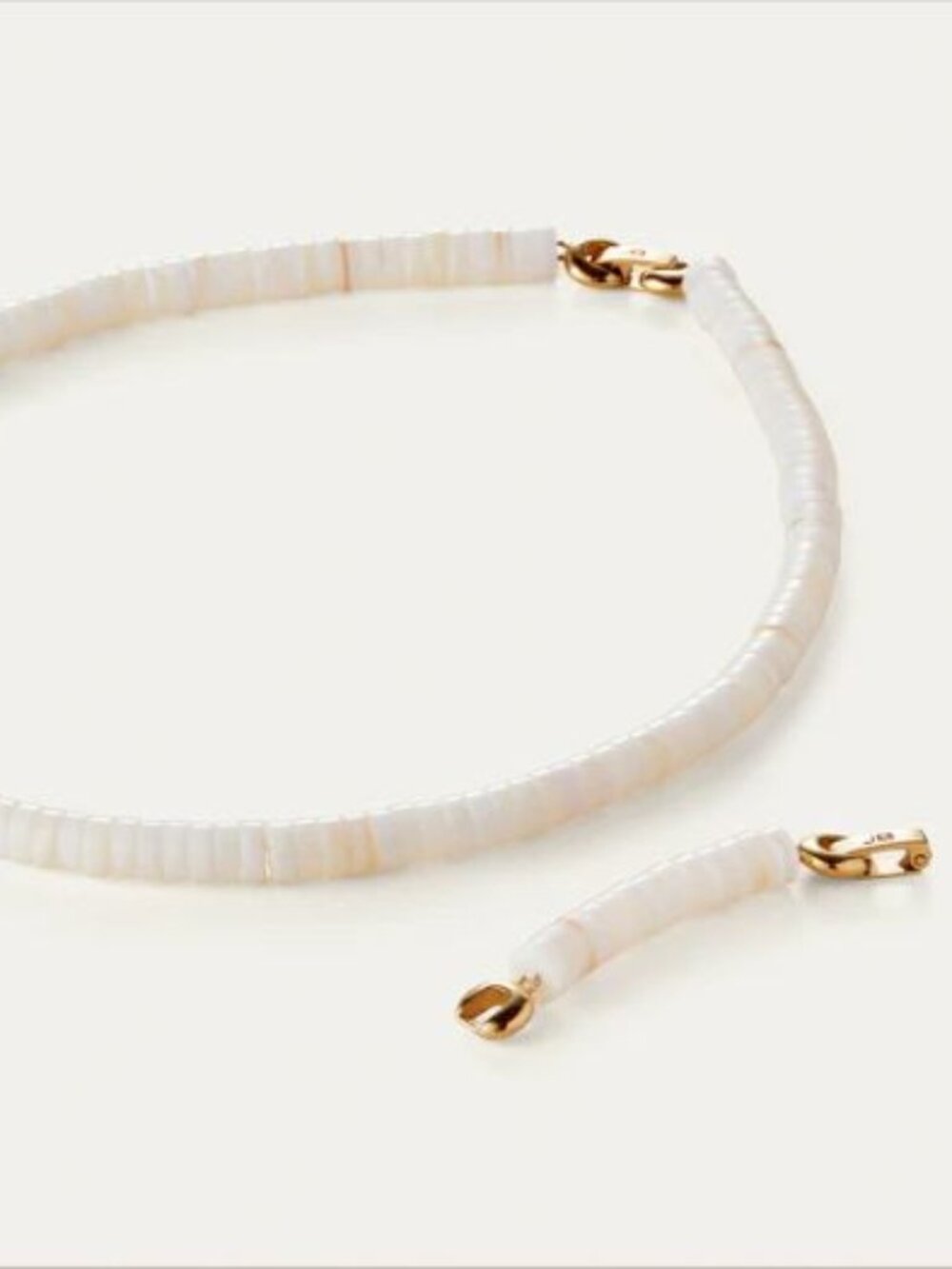 NEW in box ($198 retail) Jenny Bird "Odette" Summer Shell Collar Necklace